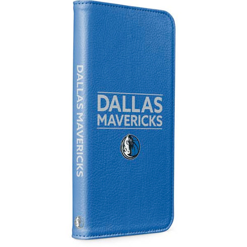 NBA Dallas Mavericks Standard - Light Blue iPhone 15 Pro Folio Case